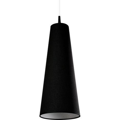 Pendel Leuchte Decken Hänge Beleuchtung Wohn Ess Zimmer Tisch Textil Lampe schwarz Spotlight 1117104