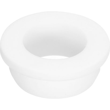 Support D'Œillet En Caoutchouc de Type T, Dia 34.8mm ID 24mm, Protection de Joint, Bouchons de Trous Flexibles Pour Tuyau de Câble Blanc (1/5)