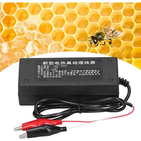 Incrusteur de cire pour ruches, incrusteur électrique, dispositif chauffant, équipement d'installation de ruches, outil apicole, UE 100-240 V (1/5)