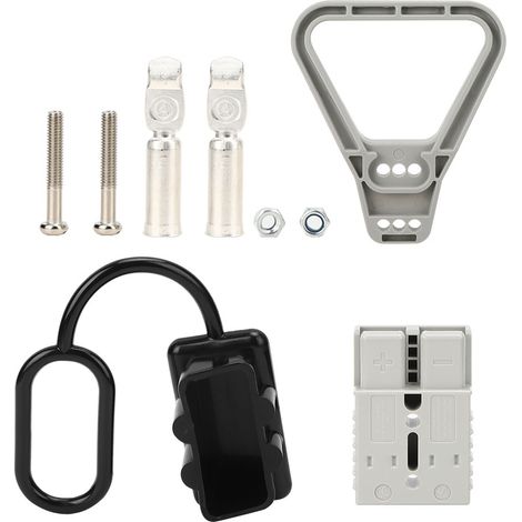 Connecteur d'alimentation 175 A CC 600 V + Couvercle anti-poussière + Poignée (1/4)