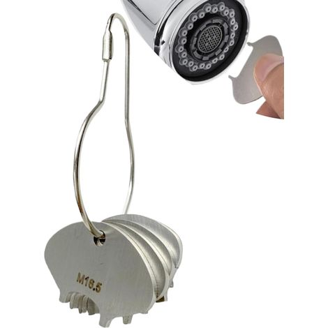 Clé Pour Démontage Aérateur Robinet Lavabo Clé Inoxydable De Démontage 4 Pièces Outil Retrait Filtre Robinet Pour Robinet De Salle De Bain, , Plomberie, Maison, Hôtel, Dortoir Et Appartement (1/5)