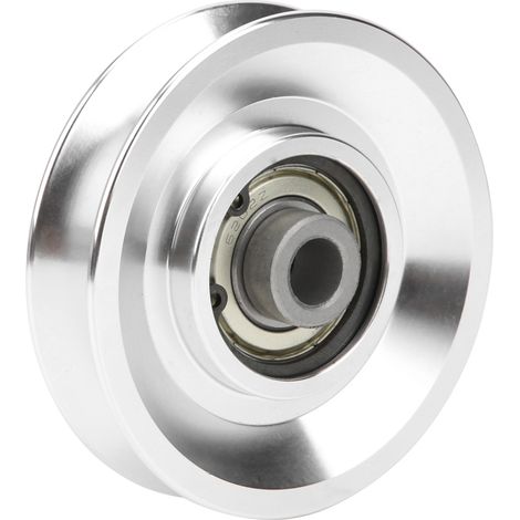 Poulie en alliage d'aluminium pour musculation et accessoires de fitness, diamètre 80 mm