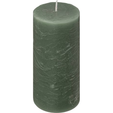 Rustikale Kerze - Eukalyptusgrün - 445 g