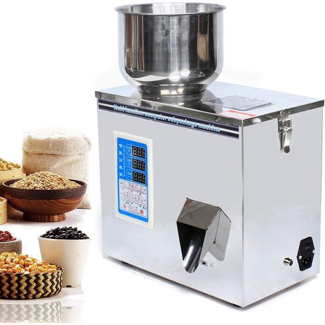 Distributeur intelligent 50G Remplisseuse automatique de petits granulés de thé 220V Remplisseuse de granulés de poudre pour le thé Remplisseuse de graines de céréales