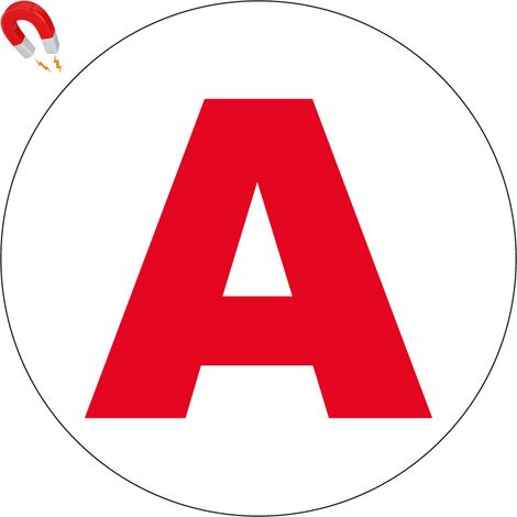 Disque A jeune conducteur - Standard Ø 150mm magnétique - 3340754 (1/2)