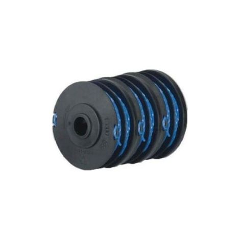 RYOBI Pack of 3 double line spools, 1.65mm diameter, for RAC123 electric grass trimmers (1/3)