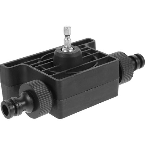 Ensemble de pompe à perceuse électrique auto-amorçante à manivelle noire pour usage domestique (1/5)