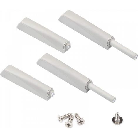 Pousser pour ouvrir la porte d'un placard 4pcs Magnetic Push Open Latch Cupboard Push Pulls Magnetic Closures (1/5)
