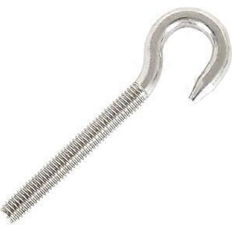 Crochet M5, vis à anneau, crochet en acier inoxydable pour suspendre des objets, idéal pour les lustres et autres créations artisanales (lot de 10). (1/5)