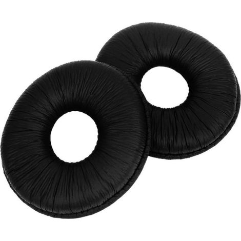 Coussinets d'oreille pour Casque Audio Rp-dj1200 Rp-dj1210, PU Noir Coussinet pour Casque Audio, Paire de Rechange, Souples et Très Élastiques pour Casque (1/2)