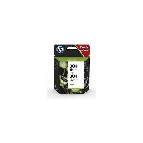 PACK 4 TINTAS CMYK HP 304 BLISTER