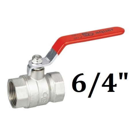 Maniglia per valvola a sfera WW con premistoppa AQUER da 6/4 pollici (1/2)