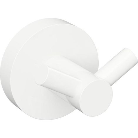 Sapho X-Round - Patère double, blanc XR202W (1/2)