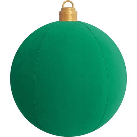 Boule De Noël Gonflable - 60 Cm - Décoration Intérieure Et Extérieure Pour Jardin Et Salon - 1 Pièce (1/5)