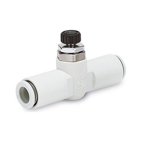 Raccord silencieux et réducteur d'échappement SMC AS2, R 1/4, 8mm ( Prix pour 1 )