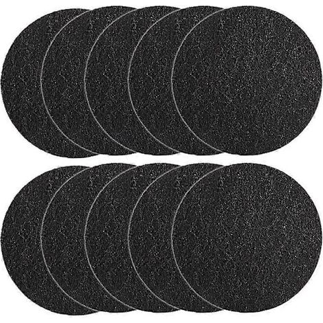 10 Stück Aktivkohlefilter für Komposteimer 17 cm, Küchen-Kompostbehälter-Filter, Ersatzfilter für Tisch-Komposteimer