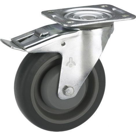 dörner + helmer 716565F 716565F Lenkrolle Rad-Durchmesser: 100 mm Tragfähigkeit (max.): 150 kg 1 St. (1/2)