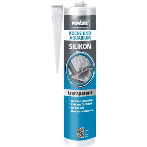 Primaster Silikon Küche & Aquarium Transparent 300ml Kleb- und Dichtstoff (1/2)