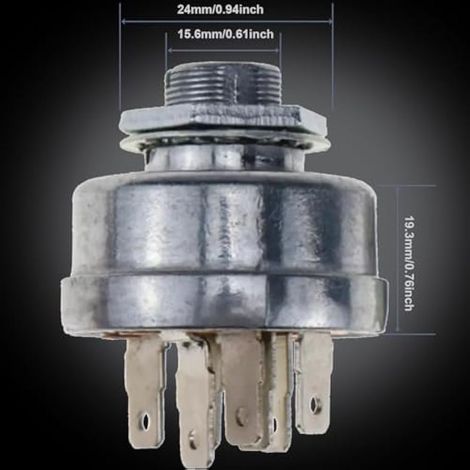 725-1717 Interrupteur d'allumage pour Tracteur à Gazon pour STD365402 925-1717 140301 92556 092556MA 092556 532140301 pour Craftsman pour Husqvarna pour Murray pour MTD tondeuses autoportées (1/5)