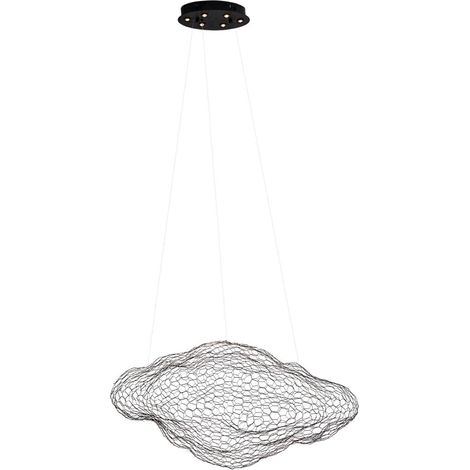 Lampada a sospensione Maxlight Stardust nera LED 14W (1/5)