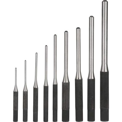 Lot de 9 poinçons professionnels en acier durable (1/5)