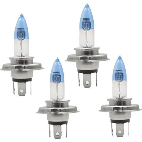 Phares Kit De 2 Ampoules LED Blanches 12V H4 Pour Voiture, 100W (1/5)