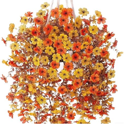 Artificial Eucalyptus Flowers and Violet 30cm for Decoration (D) (1/5)