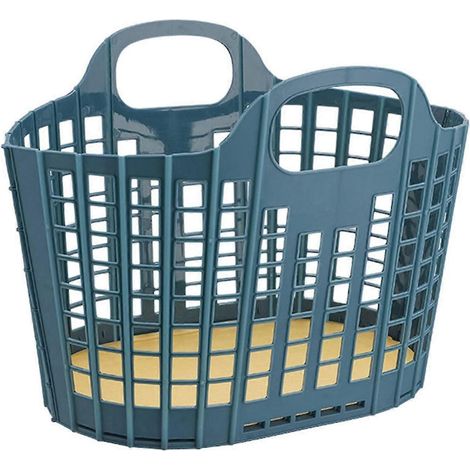 Panier de courses pliable, panier de douche/salle de bain, panier en plastique avec poignée-AquaForge (1/4)
