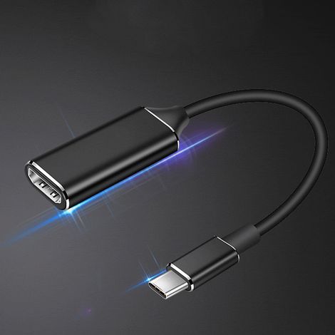 Câble USB-C vers HDMI 4K 30Hz pour Projection Écran Téléphone Haute Définition