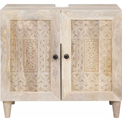 Maison Exclusive - Mobile da Bagno Montaggio a parete Bianco 62 x 33 x 58 cm