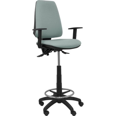 Sgabello Elche S grigio bali con braccioli regolabili