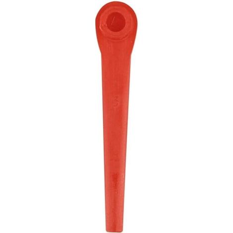 Lot de 100 lames en plastique compatibles avec coupe-bordure Gardena, lames de rechange pour coupe-bordures Gardena sans fil