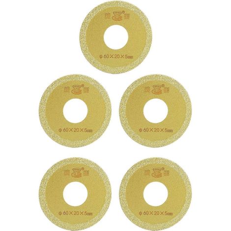 Stück Diamanttrennscheiben, goldgesintert, für Marmor, Schnellschleifwerkzeuge, 60 mm