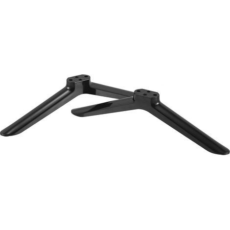 Lot de 2 Pieds de Support TV Universels Noirs en Plastique pour Téléviseur LED 40 Pouces, Vis de Fixation, Compatible Meuble TV pour Salon et Chambre, Support Stable et Polyvalent (1/5)
