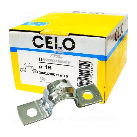 Metallhalterung 16 mm OC U 916U celo 100 Stück (1/2)