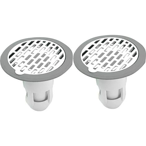Clapet anti-retour pour évier de douche - Noyau de canal - Anti-odeurs - Pour cuisine, salle de bain - Clapet anti-retour pour tuyaux de salle de bain - Joint d'évacuation de sol (2)
