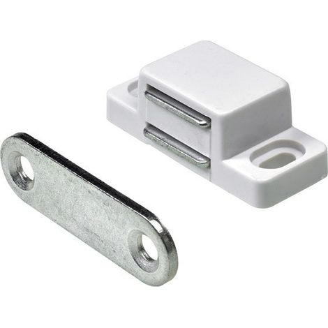 Set di 4 chiusure magnetiche in acciaio HETTICH, L.35 x P.15 mm HETTICH