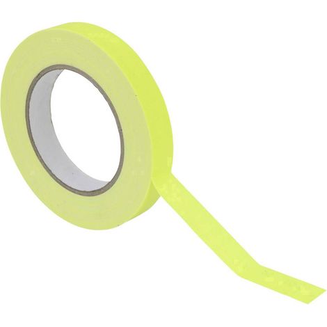 Nastro adesivo Giallo Neon (L x L) 25 m x 0.019 m (1/2)