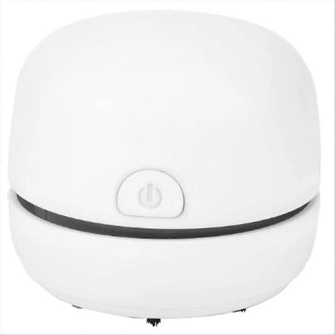 Mini aspirateur bureau nettoyage sans fil portable bureau PC clavier nettoyeurs blanc (1/5)