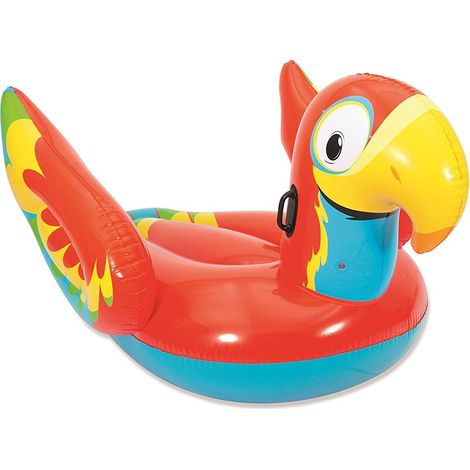 41127 Cavalgable inflable gigante forma de Loro BESTWAY 230 x 180 cm