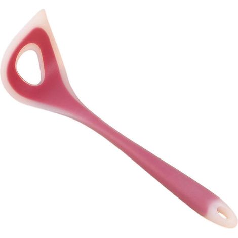 Cuillère à boulettes de viande en silicone, outil de pressage pour la cuisine à domicile, long manche, facile à nettoyer, ustensile efficace pour faire des boulettes de viande avec suspension-B