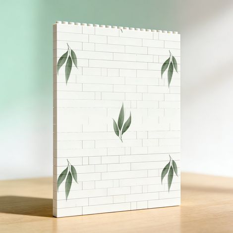 Cadre romantique en briques, cadeau pour saint valentin (1/5)