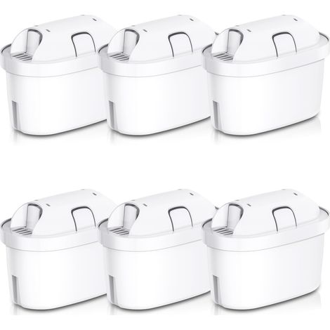 Cartouches de Filtre à Eau Compatibles avec BRITA MAXTRA+|Recharge Brita Économique pour Carafe Filtrante|Alternative à Cartouche Pack de 6 (1/5)