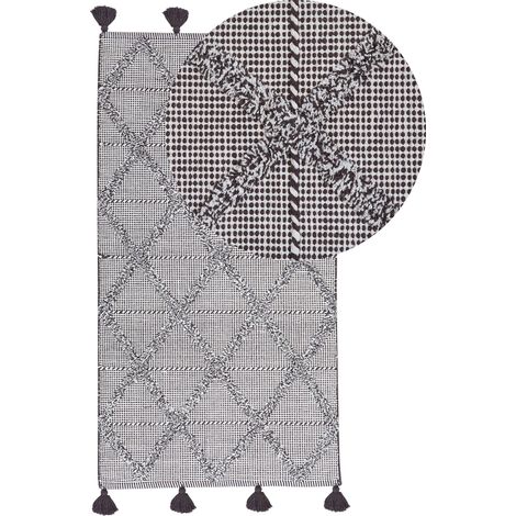 Tappeto pelo lungo 80 x 150 cm marrone Tuzla