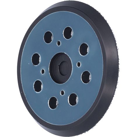 Lot de 2 plateaux de support de rechange à scratch pour ponceuse orbitale, 8 trous, 4 œillets, 12,7 cm (5 po). (1/5)