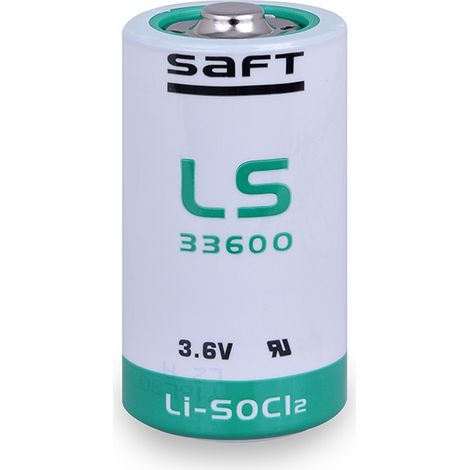 Saft - Pile lithium LS33600 D 3.6V 17Ah (1/2)