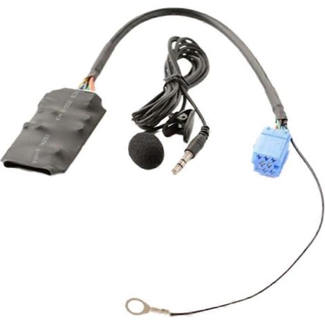 Compatible avec l'adaptateur autoradio Bluetooth B5/Bole/Golf/A6, câble audio AUX, microphone et câble AUX stéréo sans fil (1/5)