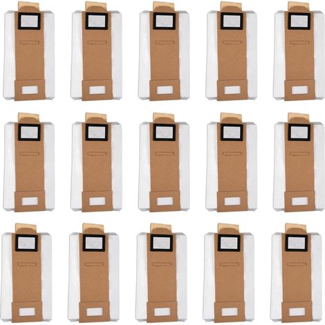 (15 pièces) Sacs aspirateur pour Roborock S7 S7+ S7 MaxV S7 MaxV Plus S7 MaxV Ultra T7s T7s Plus sacs à poussière robot aspirateur (1/3)
