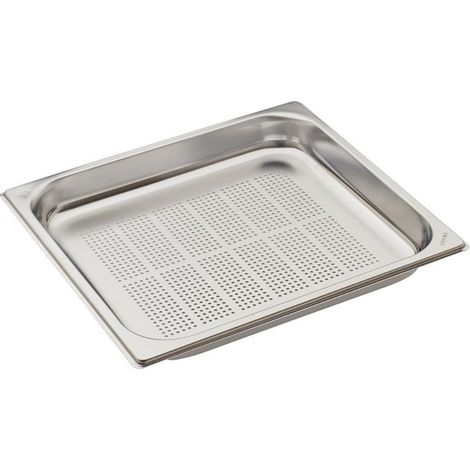 Bac inox perforé GN 2/3 - Profondeur 40 mm - Gastro M