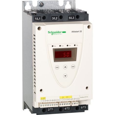 Altistart - ATS22 démarreur progressif 3 phases contrôle - 32A - 230V à 440V - ATS22D32Q (1/2)